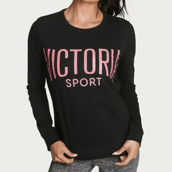 Victoria's Secret Sport Crewneck Fleece Sweatshirt - Picture 1 of 8